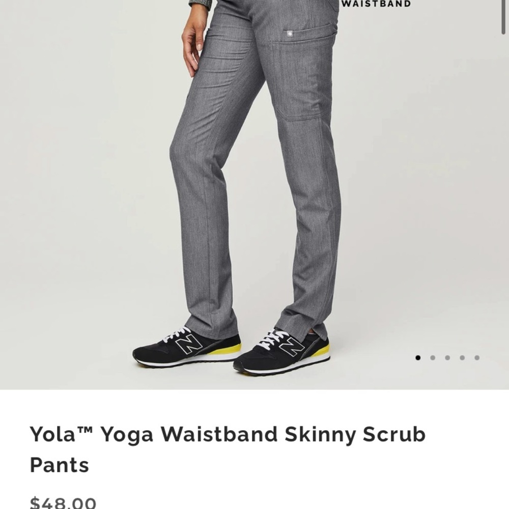 Figs yola skinny scrub pant